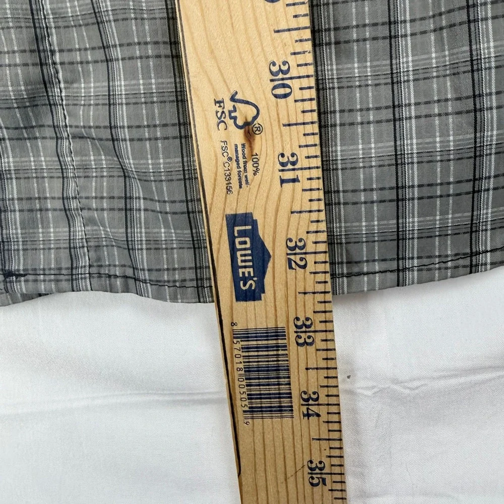 Columbia Omni-Wick Plaid Long‎ Sleeve Hiking Shirt Mens XXL Button Down